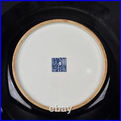 10.4 Qing dynasty qianlong mark Porcelain famille rose woman man flower Plate