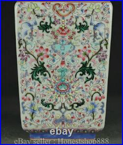 12.4 Qianlong Marked Chinese Famille rose Porcelain Auspicious Ruyi Flower Va