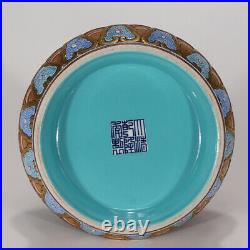 17.1 Old Porcelain Qing dynasty qianlong mark famille rose Tea dust flower Vase