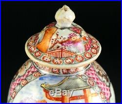 1735-1796 QIANLONG Qing Chinese Fine Porcelain Tea Caddy Famille Rose 5.6