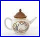 18C-Chinese-Export-Qianlong-Famille-Rose-Porcelain-Teapot-Bird-Dove-Bamboo-Lid-01-oed