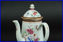 18th century chinese export porcelain famille rose teapot