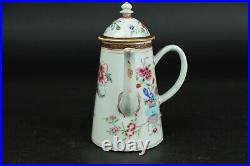 18th century chinese export porcelain famille rose teapot