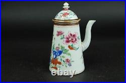 18th century chinese export porcelain famille rose teapot