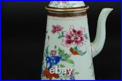 18th century chinese export porcelain famille rose teapot