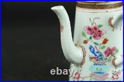 18th century chinese export porcelain famille rose teapot