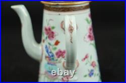 18th century chinese export porcelain famille rose teapot