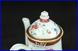 18th century chinese export porcelain famille rose teapot