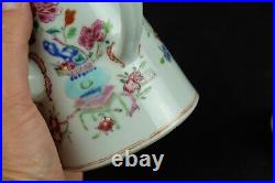 18th century chinese export porcelain famille rose teapot