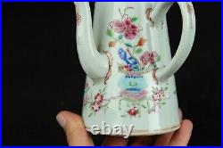 18th century chinese export porcelain famille rose teapot