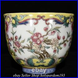 3.4 Qianlong Marked Chinese Famille rose Porcelain 12 Flower Cup Set