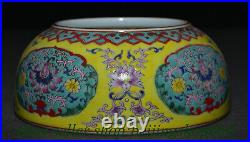 6 Qianlong Marked Chinese Famille rose Porcelain Brush washer Bottle Vase Pot
