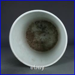 7.8 Old porcelain qing dynasty qianlong mark famille rose character Brush Pots