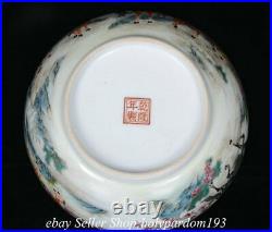7 Qianlong Marked Chinese Famille rose Porcelain Eight 8 Horse Jar Pot Bowl