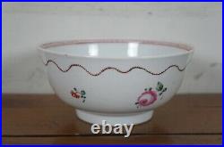 8 Antique 18th Century Chinese Export Qianlong Famille Rose Floral Porcelain