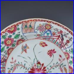 A Chinese Porcelain 18th Century Famille Rose Plate Qianlong Period