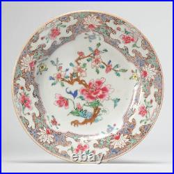 Antique 18C Chinese Porcelain Famille Rose Yongzheng or Qianlong Fencai