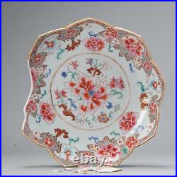 Antique 18C Chinese Porcelain Famille Rose and Yongzheng or Qianlong Lotus