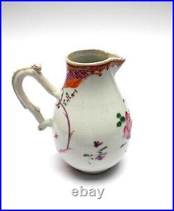 Antique Chin Famille Rose Cream Jug & Lid, Qing Dynasty Qianlong Period