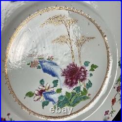 Antique Chinese Export Famille Rose Charger 15W Qianlong