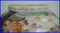 Antique Chinese Export Famille Rose Porcelain Teapot and Cover QIANLONG 18th C