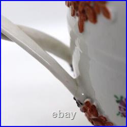 Antique Chinese Export Qianlong Famille Rose Porcelain Cider Pitcher c. 1780