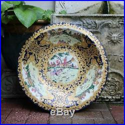 Antique Chinese Famille Charger With European Hunting Scene Qianlong Period