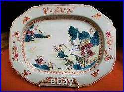 Antique Chinese Famille Rose Platter, Qianlong Period