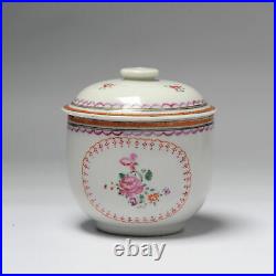 Antique Chinese Famille Rose Porcelain Jar Qianlong China ca 1775