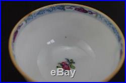 Antique Chinese Porcelain teacup & saucer Qianlong Period Famille Rose #2
