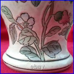 Antique Chinese Vase Famille Rose Peach CH'IEN LUNG QIANLONG Dynasty Marked Rare