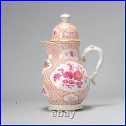 Antique Chinese porcelain Jug Tea Pot Porcelain Yongzheng/Qianlong Famille Ro