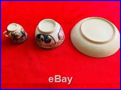 BEAUTIFUL Chinese Antique 18th Century Qianlong Famille Rose 3 Pieces Tea sets