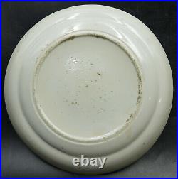 C. 1800 Chinese Export Porcelain Plate Famille Verte Qianlong Mandarin Nobles