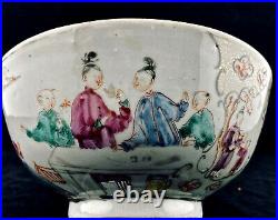 Chinese Export Porcelain, European Serving Bowl, Famille Rose, Qianlong, c. 1765