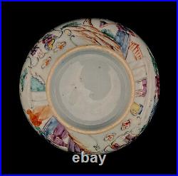 Chinese Export Porcelain, European Serving Bowl, Famille Rose, Qianlong, c. 1765