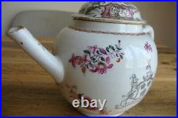 Chinese Famille Rose Armorial Teapot Qianlong Arms Viscount Southwell Circ 1775