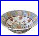 Chinese-Famille-Rose-Flared-Centerpiece-Bowl-Qianlong-Mark-Hand-Enameled-Pottery-01-fau