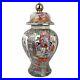 Chinese-Famille-Rose-Medallion-Qianlong-Large-Ginger-Jar-Bird-Butterfly-Vase-01-fzqq