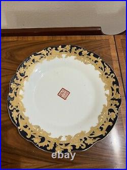 Chinese Famille Rose Porcelain Turrain And Underplate Da Qing Qianlong Nian Zhi