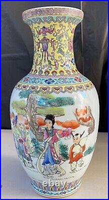 Chinese Famille Rose Porcelain Vase14 Qianlong Mark