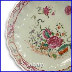 Chinese Famille Rose pair of dishes Qianlong -18th Century -Diameter 16cm