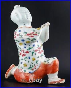 Chinese Figure XEXE ERXIAN Famille Verte Porcelain Qing Period Kangxi 1662-1722