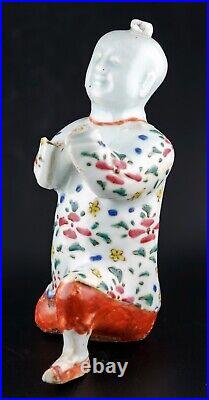 Chinese Figure XEXE ERXIAN Famille Verte Porcelain Qing Period Kangxi 1662-1722