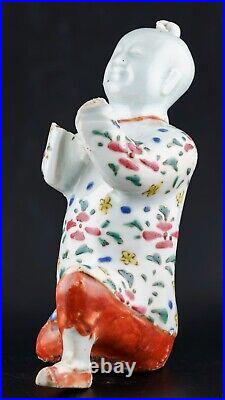 Chinese Figure XEXE ERXIAN Famille Verte Porcelain Qing Period Kangxi 1662-1722