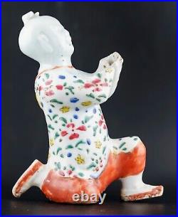 Chinese Figure XEXE ERXIAN Famille Verte Porcelain Qing Period Kangxi 1662-1722