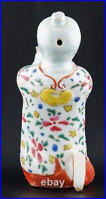 Chinese Figure XEXE ERXIAN Famille Verte Porcelain Qing Period Kangxi 1662-1722