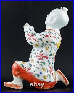 Chinese Figure XEXE ERXIAN Famille Verte Porcelain Qing Period Kangxi 1662-1722