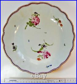 Chinese Porcelain A Very Large & Deep Qianlong, Famille Rose Plate