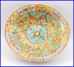 Chinese Porcelain Clobbered Dish Dragon Gilt Famille Rose Qing Dynasty 19th C